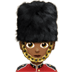 💂🏾 guard: medium-dark skin tone display on Apple